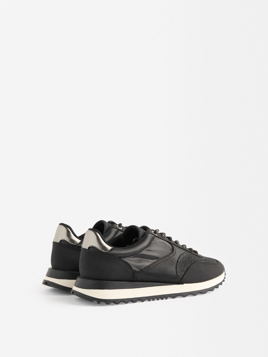 Zapatillas Running Rejilla negro