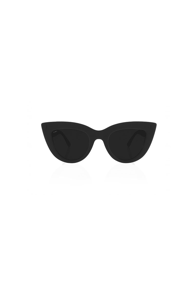 Lentes Tiwi Yunon - Matte Black With Black Lenses 