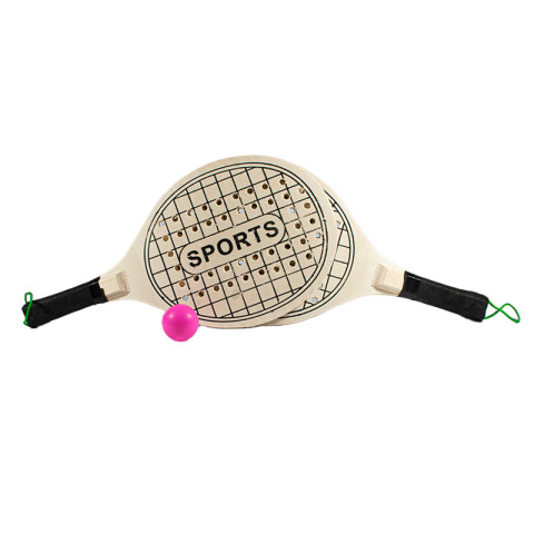 Paleta de madera con pelota Paleta De Madera Con Pelota
