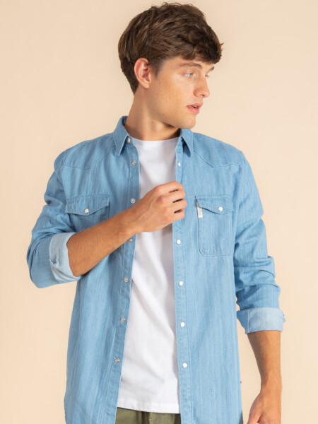 Camisa de jean Celeste