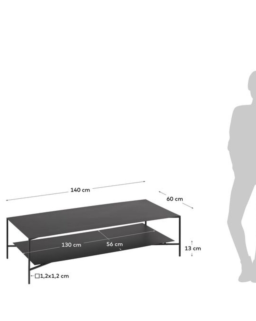 Mesa de centro Azisi 140 x 60 cm Mesa de centro Azisi 140 x 60 cm