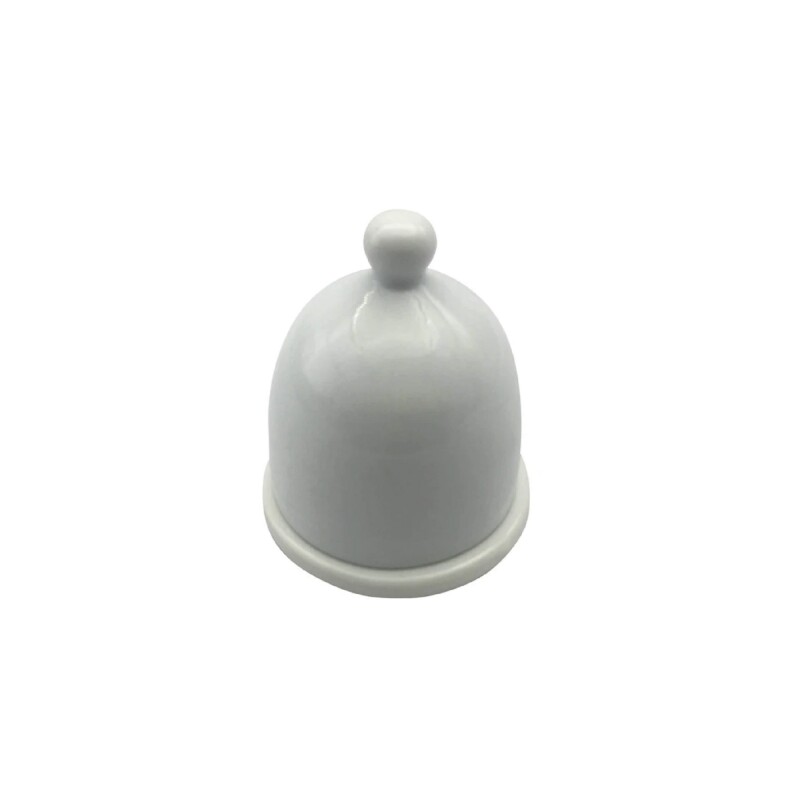 RECIPIENTE CON CUPULA D9XH11CM CERAMICA RECIPIENTE CON CUPULA D9XH11CM CERAMICA