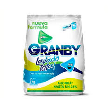 DETERGENTE EN POLVO GRANBY 5 KG DETERGENTE EN POLVO GRANBY 5 KG