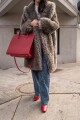 Cartera Diaga Bordó
