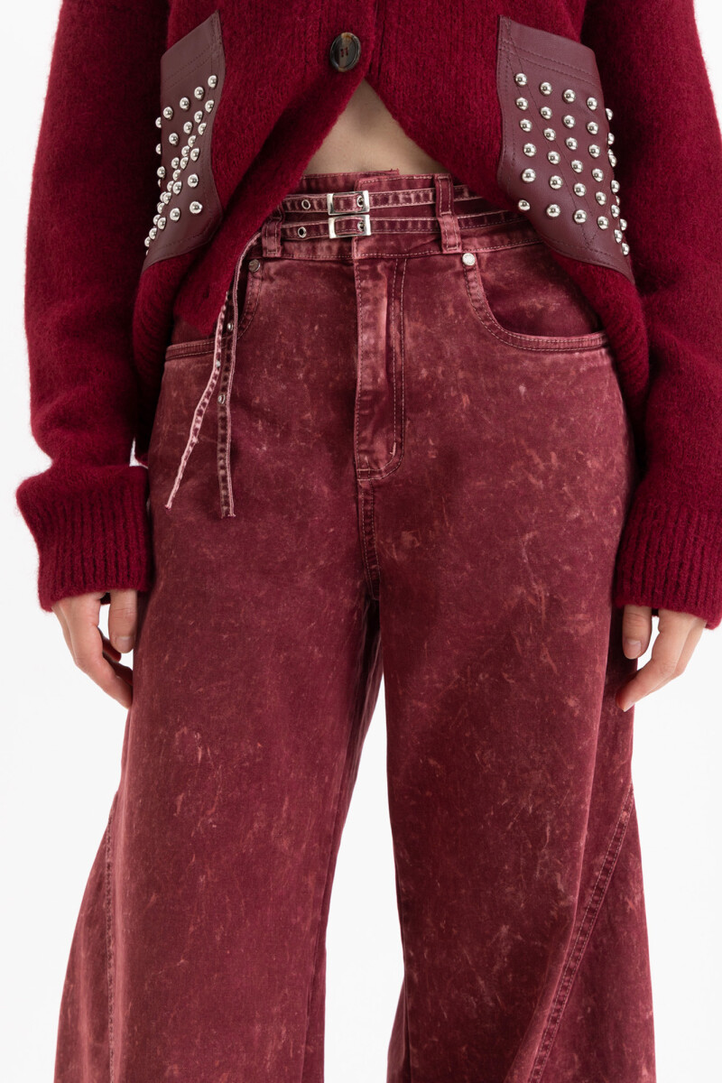 PANTALON GIGI Bordo