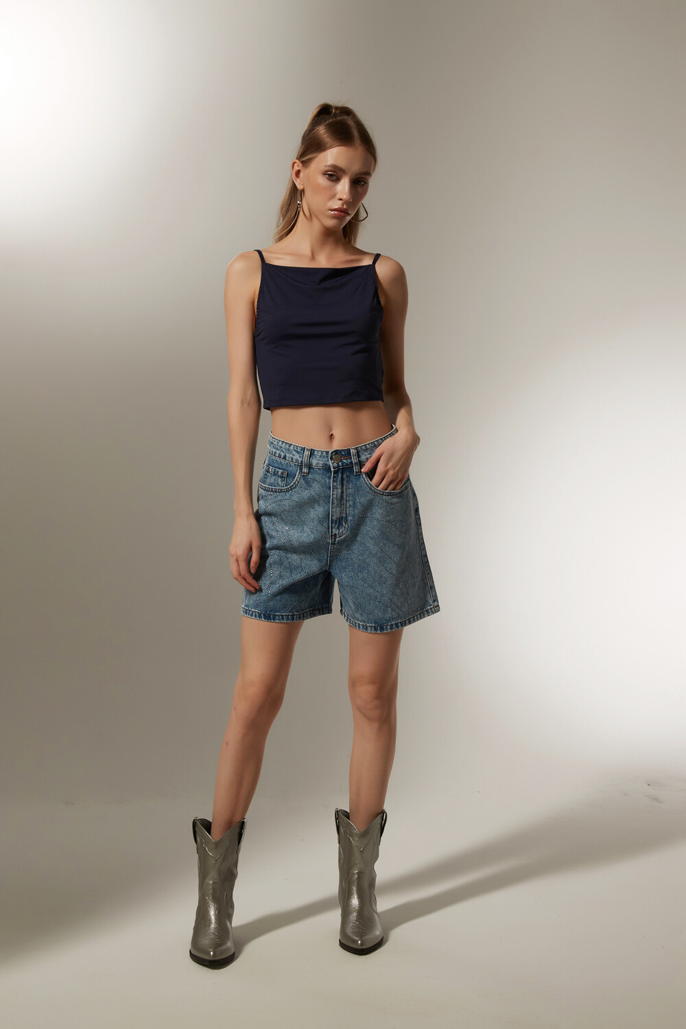 Short Gandara Azul Claro