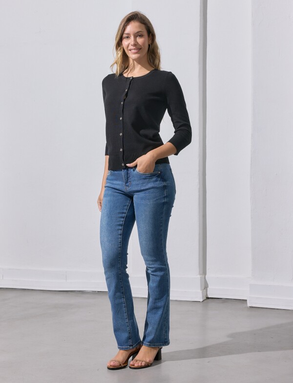 Cardigan Basico NEGRO