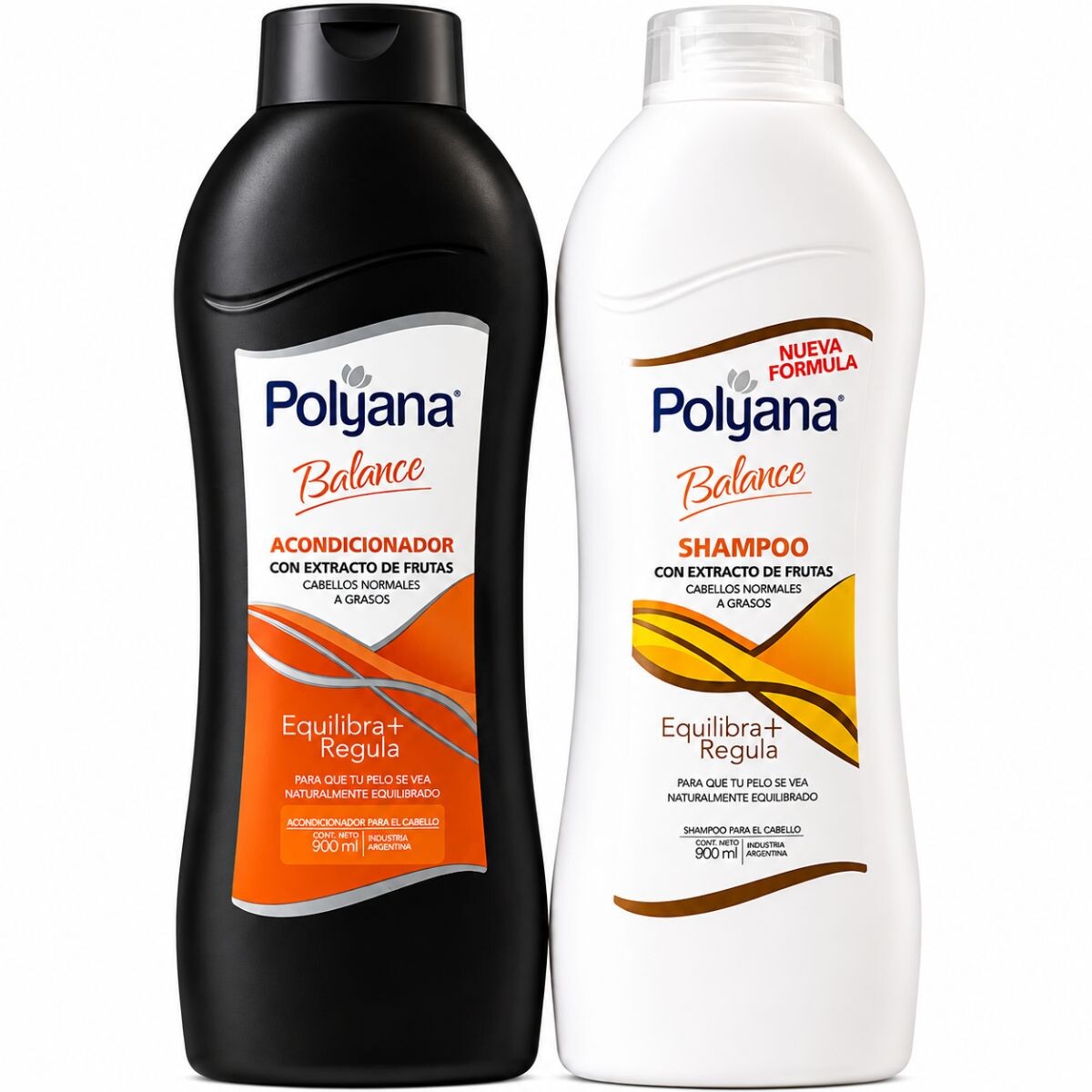 PACK SHAMPOO 900 ML + ACONDICIONADOR 900 ML BALANCE POLYANA 