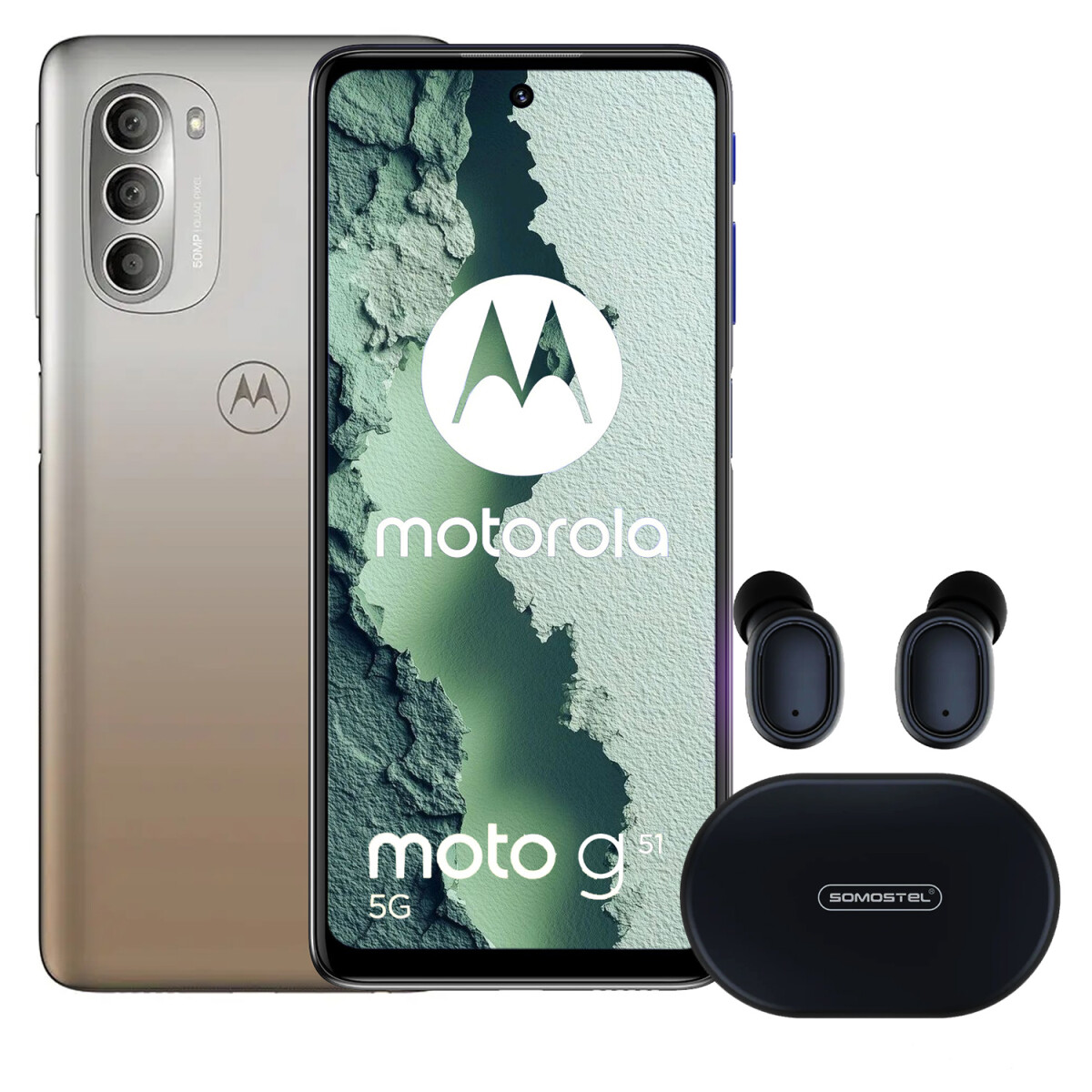 Motorola G51 4/128gb 5g + Regalo - DORADO 