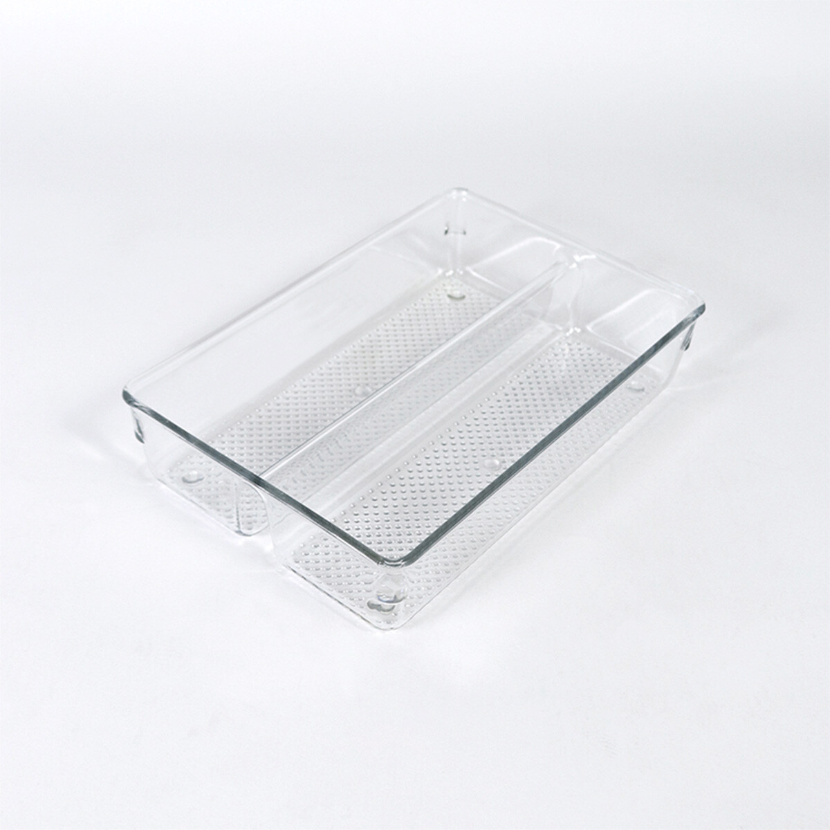ORGANIZADOR RECT ACRIL TRANSP 23X15X5CM 