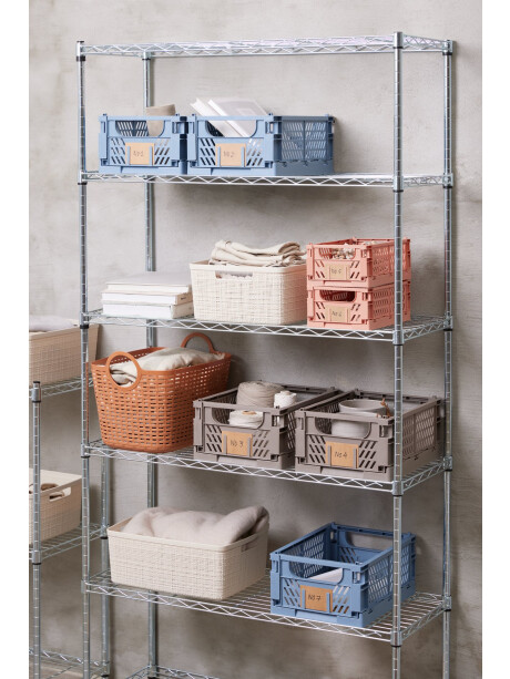 Cesta MILAS A25xL34xA15cm plegable gris Cesta MILAS A25xL34xA15cm plegable gris