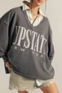 WTF VENICE V NECK GRAPHIC Negro