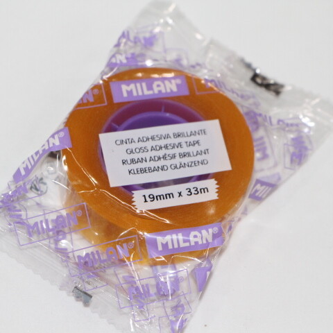CINTA ADHESIVA MILAN 80202 19X33MT CINTA ADHESIVA MILAN 80202 19X33MT