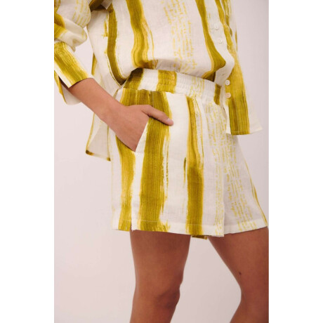 SHORT PERA PRINT Pistacho