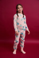 Pijama infantil polar manzanitas Rosado