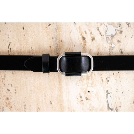 Cinto Hebilla Rectangular Negro