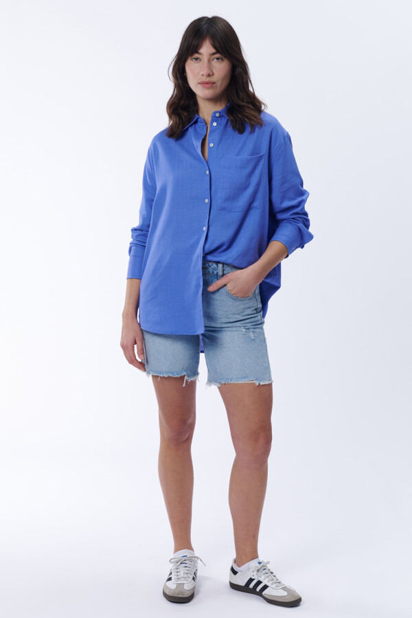 Bermuda Jean Roto Azul