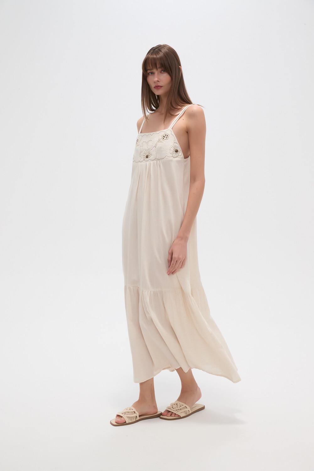 Vestido Afiloire Crudo / Natural