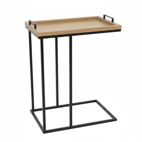 MESA LATERAL BEIGE 46X28X59CM Unica