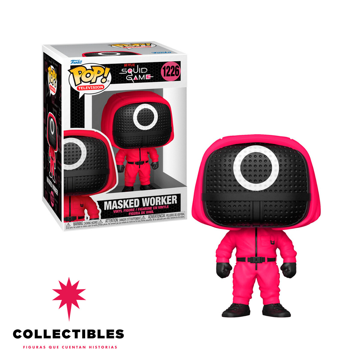 FUNKO POP! TELEVISION-SQUID GAME- RED SOLDIER (MASK) 
