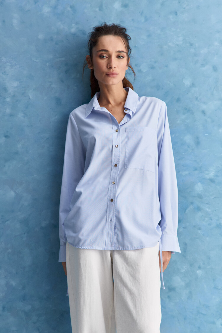 CAMISA BALU Celeste