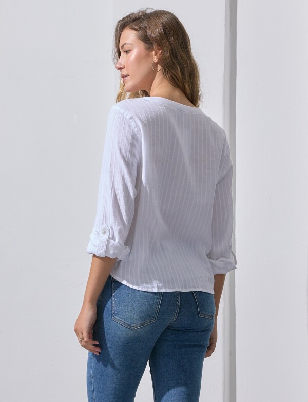 Blusa Algodon Nudo BLANCO