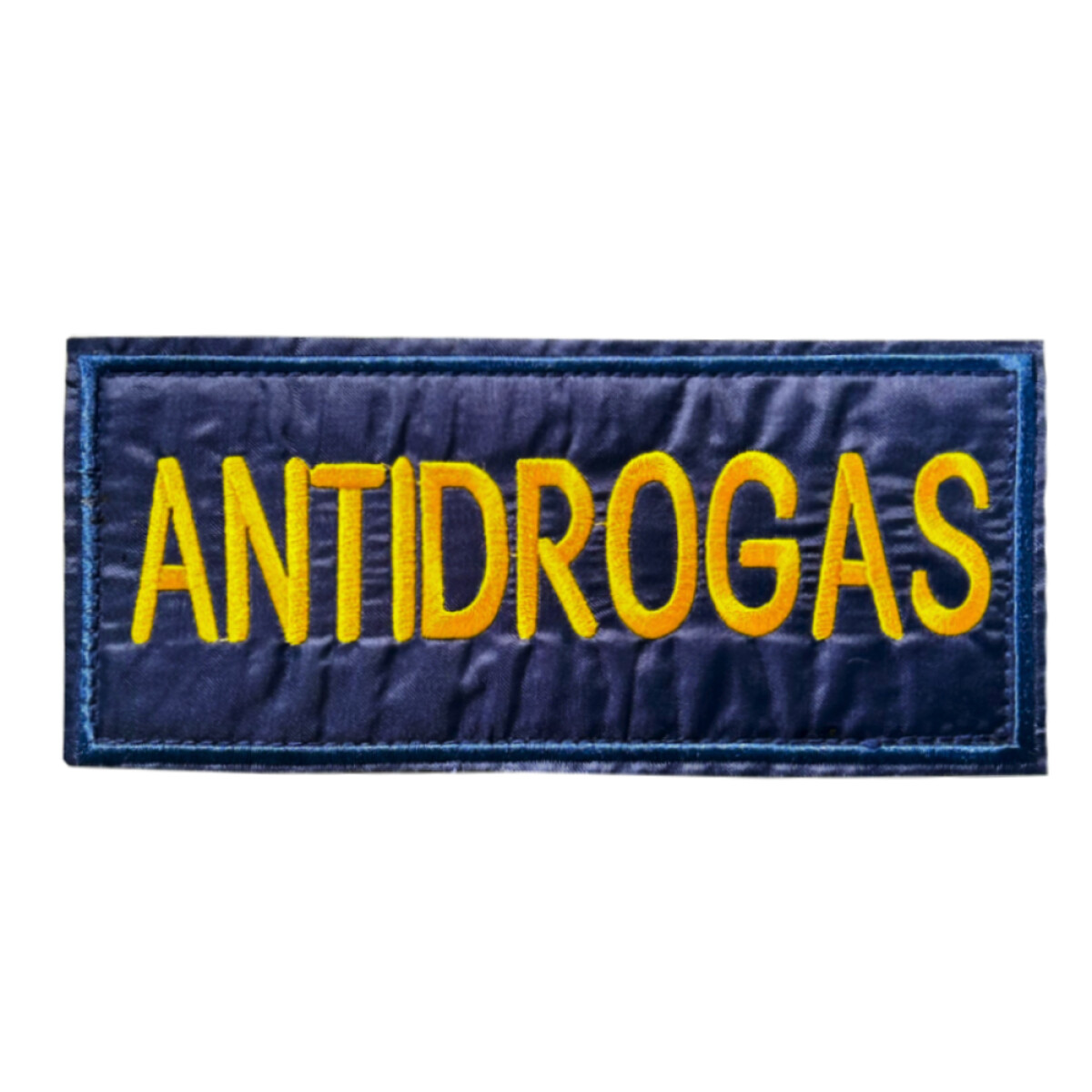 Parche bordado para chaleco - Antidrogas 