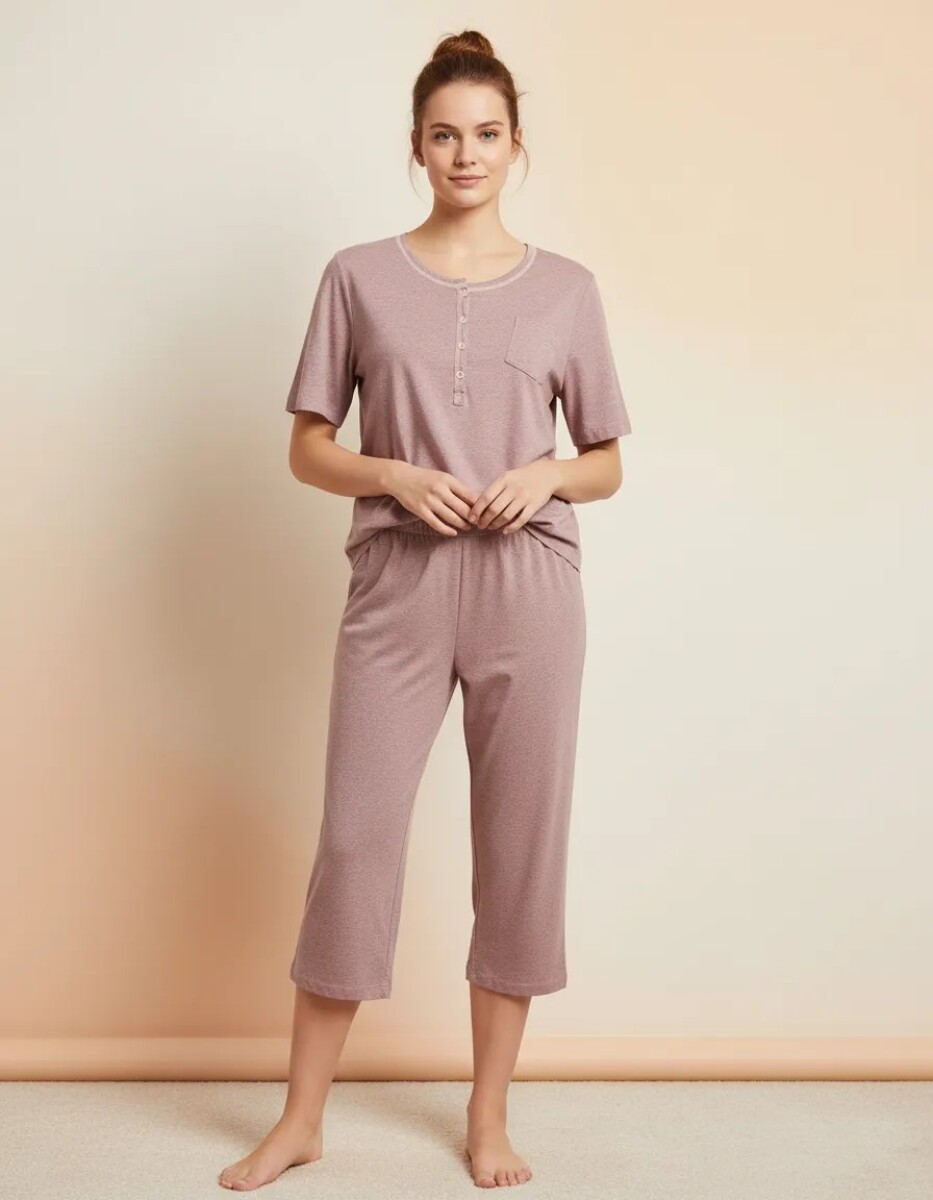 Pijama Capri M/Corta Lumiere 