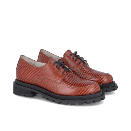 ZAPATO VENET - CUERO SCRIVIA MARRON
