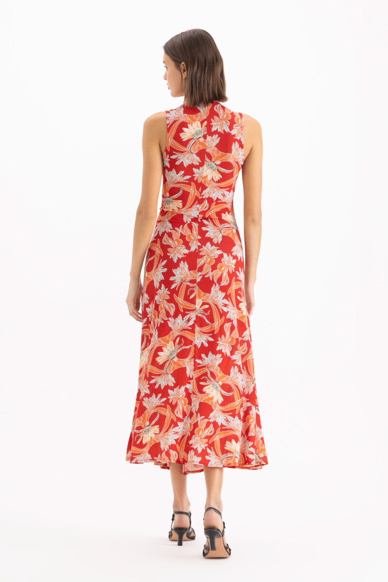 VESTIDO HIBISCUS Rojo
