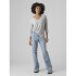 VMBRIANNA 3/4 V-NECK PULLOVER BOO REP Light Grey Melange