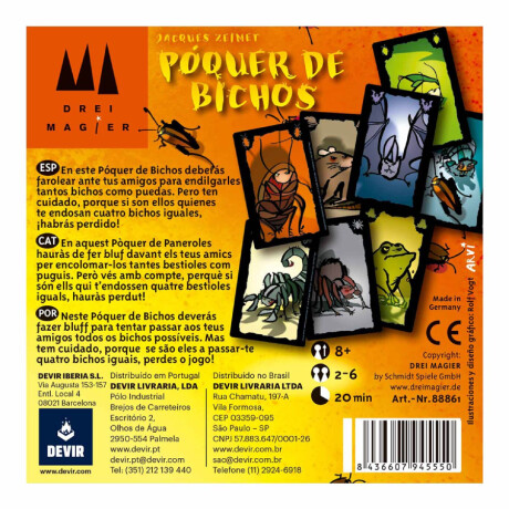 Póquer de Bichos Póquer de Bichos