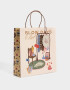 Accesorios Regalos Estampados Bolsa De Regalo Mediana - Blanco Crudo