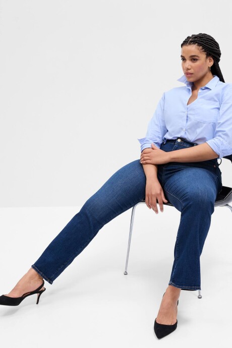 Jean Baby Boot Mujer Medium Wash