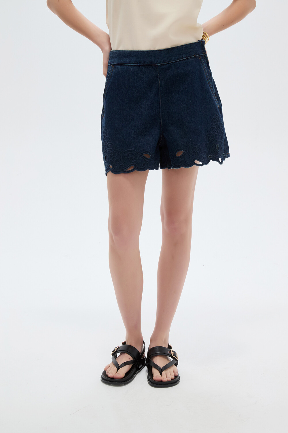 Short Varnel Azul Indigo