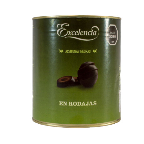 Aceitunas Negras EXCELENCIA Latón en Rodajas 1.560 Kgrs Aceitunas Negras EXCELENCIA Latón en Rodajas 1.560 Kgrs