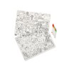 IND.LAV.CHP Set X2 Individuales Infantiles Lavables Incluye 6 Fibras Chau Pantallas 3+ - Granja