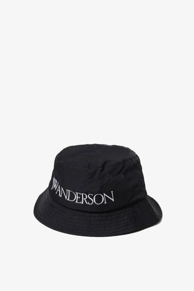 LOGO BUCKET HAT Negro