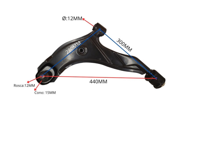 Parilla De Suspension Del Hyundai Accent, Jac J3 A137 94-25 Izq Parilla De Suspension Del Hyundai Accent, Jac J3 A137 94-25 Izq