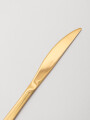 Cuchillo Asher Set 4 Un. Dorado Brillante Color Unico