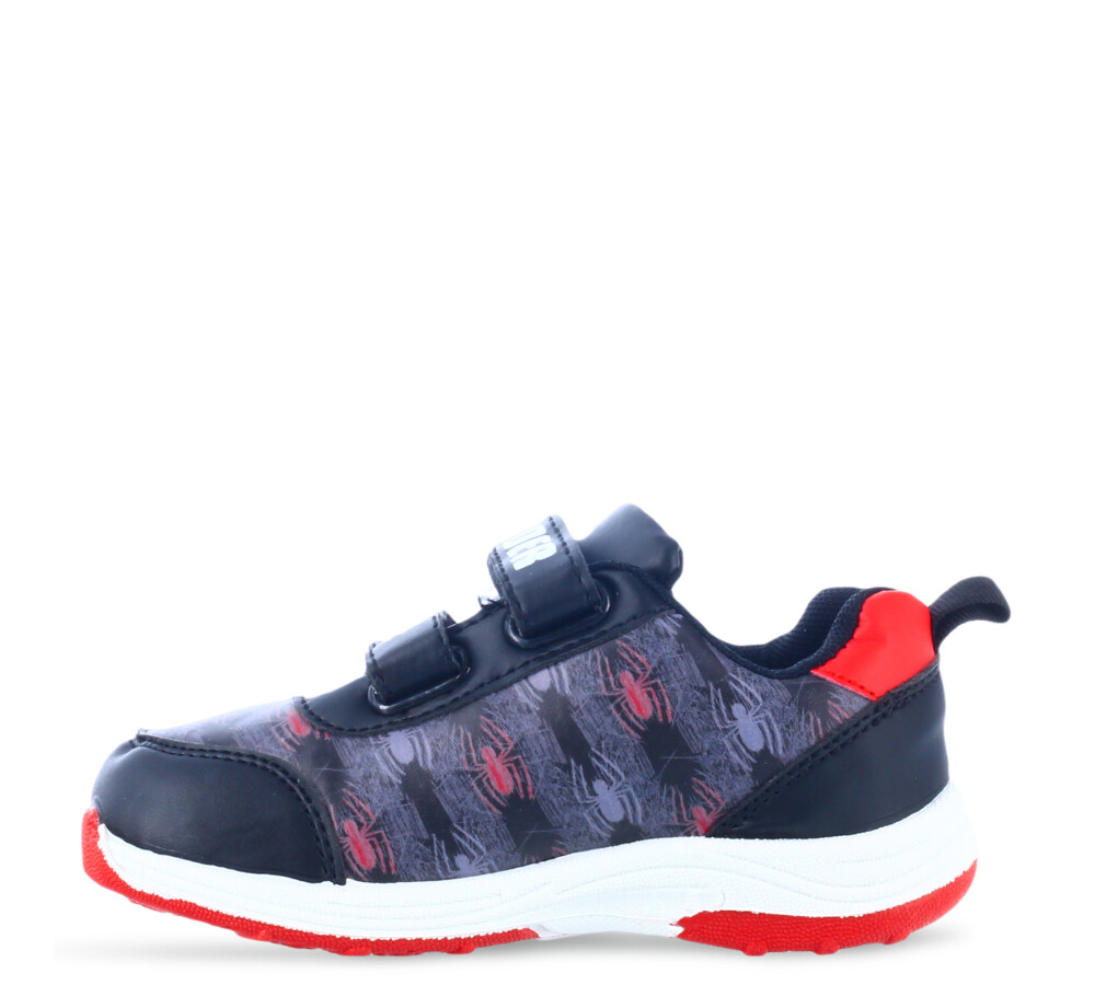 Spider Man Velcro Negro/Rojo