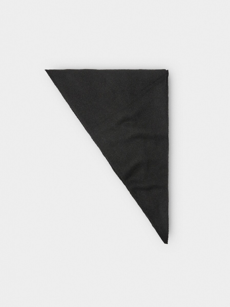 Chal De Punto De Lurex - negro 