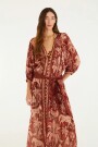 VESTIDO HARAS Bordo