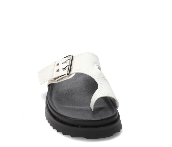 Sandalia FUNI con hebilla Offwhite