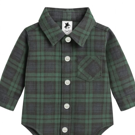 Camisa Body Viyela VERDE