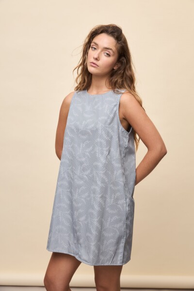 VESTIDO RUGA Negro/Blanco