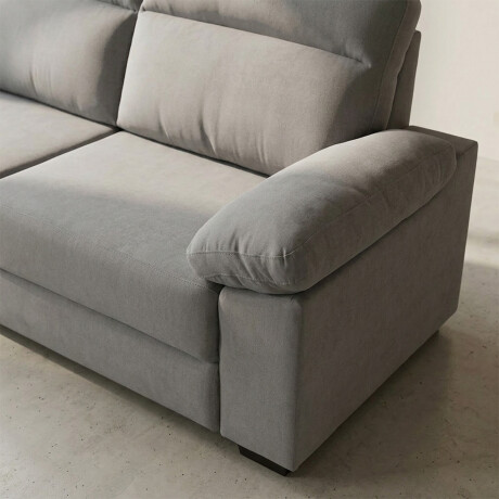 Sofá Owen - Tela Microfibra - 3 cuerpos 12091 (Gris)
