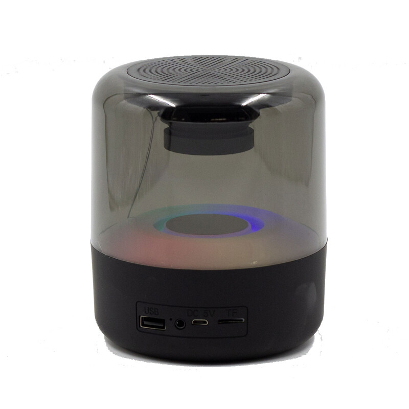 Parlante portatil BT chico con luces led Parlante portatil BT chico con luces led