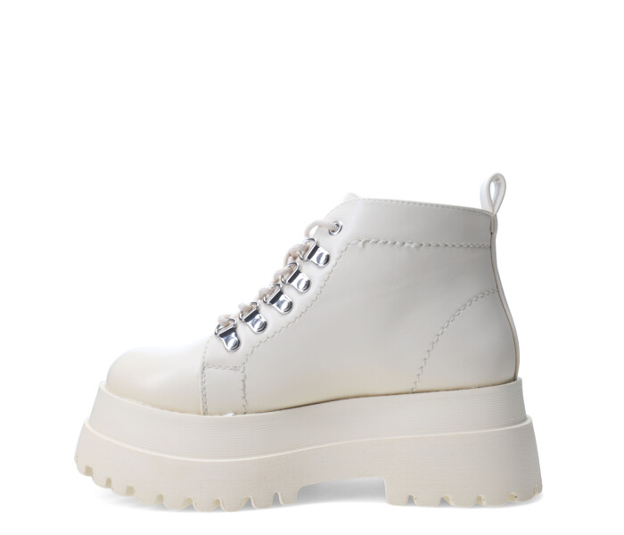Bota GALILEA acordonada con plataforma Off White