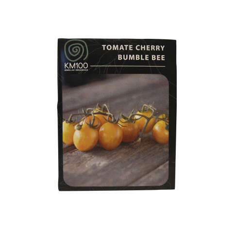 Semillas autocultivo de tomate cherry bumble bee KM100 Semillas Tomate Cherry bumbleb